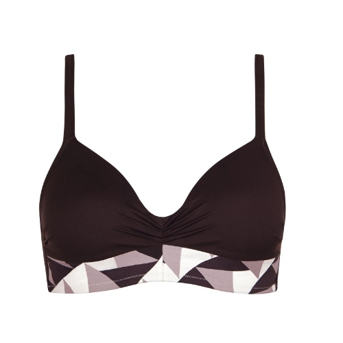 Lisca Swimwear Toulouse bruin voorgevormde bikinitop