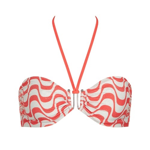 Lisca Swimwear Iceland coral soft-cup bikinitop