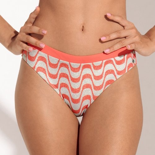 Lisca Swimwear Iceland coral bikini broekje
