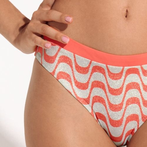 Lisca Swimwear Iceland coral bikini broekje