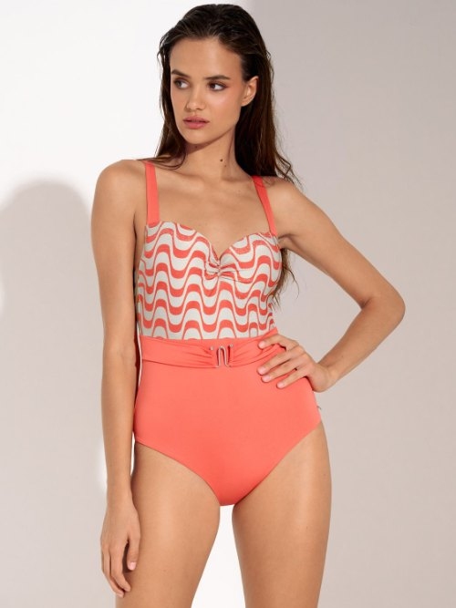 Lisca Swimwear Iceland coral badpak