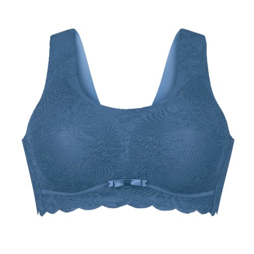 Anita Essential blauw niet voorgevormde bh