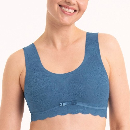 Anita Essential blauw niet voorgevormde bh