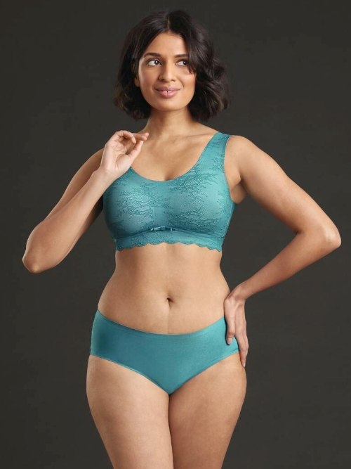 Anita Essential turquoise niet voorgevormde bh