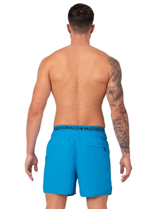 Muchachomalo Solid neon blauw zwemshort