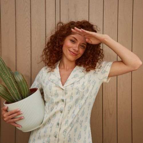 Charlie Choe Fresh Summer Nights groen nachthemd