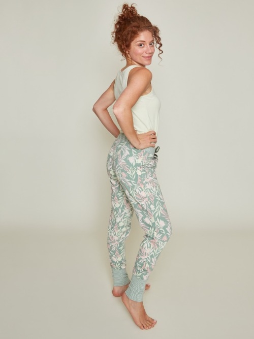 Charlie Choe Fresh Summer Nights groen pyjamabroek