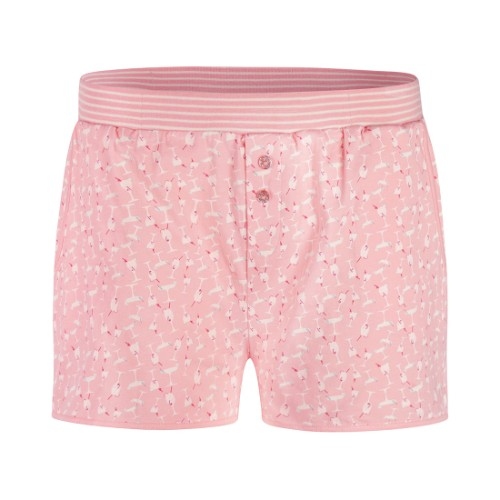 Charlie Choe Fresh Summer Nights roze slaapshort