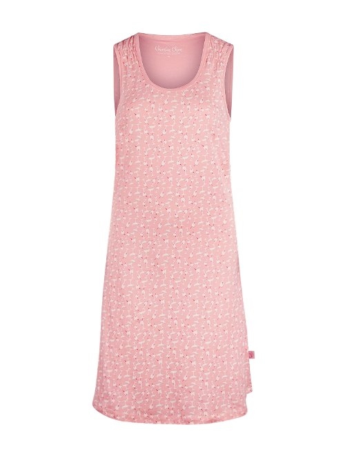 Charlie Choe Fresh Summer Nights roze nachthemd