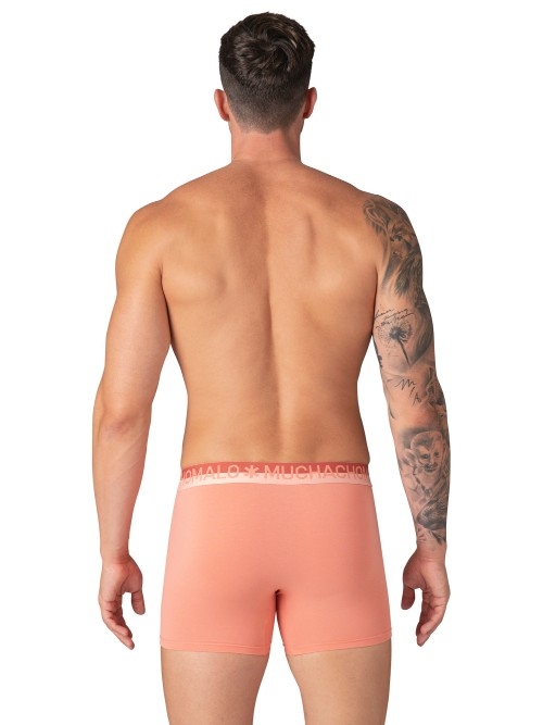 Muchachomalo Solid blauw katoenen boxershort