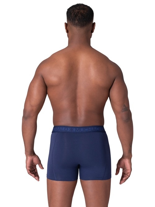 Muchachomalo Solid marine blauw/blauw boxershort