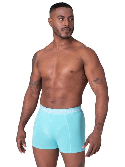Muchachomalo Solid marine blauw/blauw boxershort