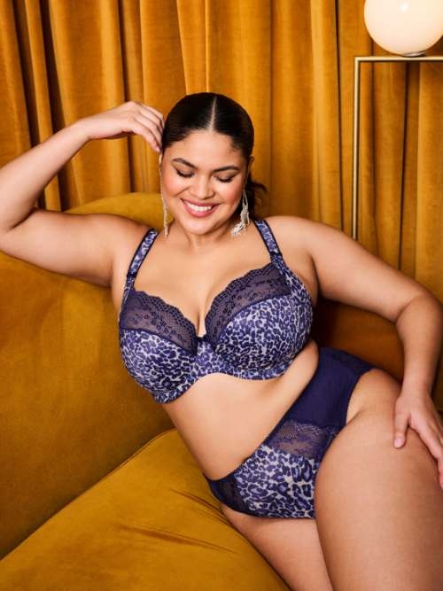 Elomi Lucie marine blauw niet voorgevormde bh