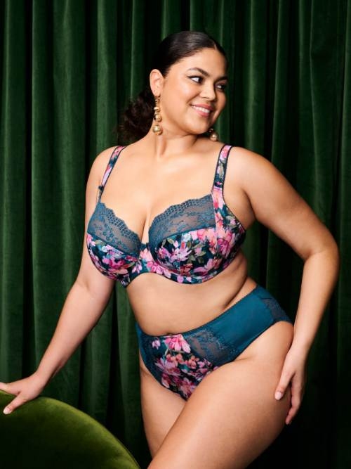 Elomi Lucie blauw niet voorgevormde bh