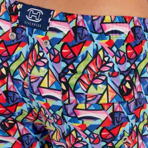 HOM Swimwear Idylle multicolor zwemshort