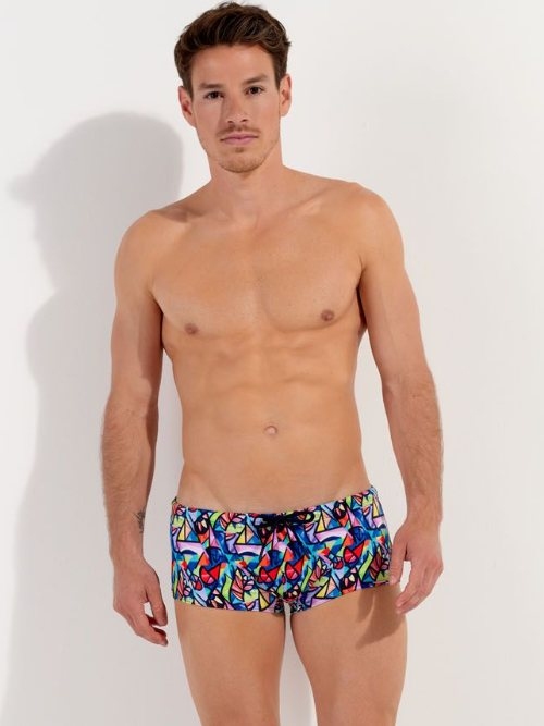 HOM Swimwear Idylle multicolor zwemboxer
