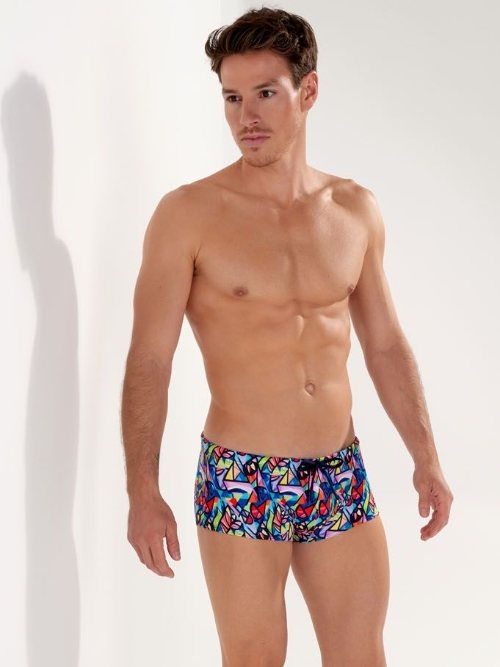 HOM Swimwear Idylle multicolor zwemboxer