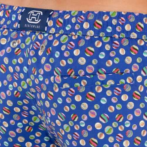 HOM Swimwear Socoa marine blauw zwemshort