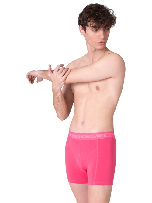 Muchachomalo Solid blauw katoenen boxershort