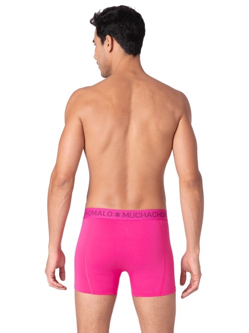 Muchachomalo Solid zwart katoenen boxershort