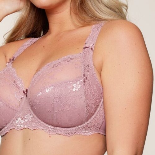 LingaDore Daily Full Coverage mauve niet voorgevormde bh
