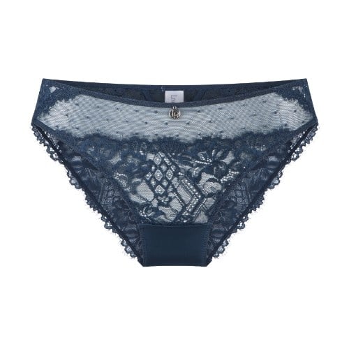 LingaDore Sparkling Blue marine blauw slip
