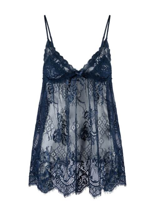 LingaDore Sparkling Blue marine blauw babydoll