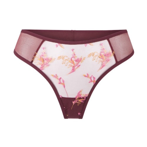 LingaDore Beautiful Bordeaux port string