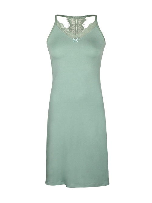 Charlie Choe Fresh Summer Nights groen slipdress