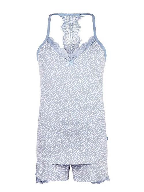 Charlie Choe Fresh Summer Nights blauw/print shortama