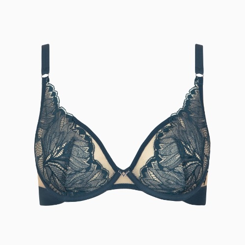 Lisca Charisma marine blauw niet voorgevormde bh