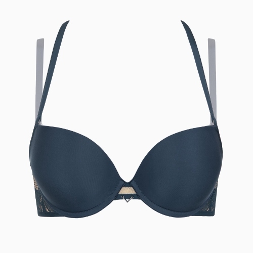 Lisca Charisma marine blauw push up bh