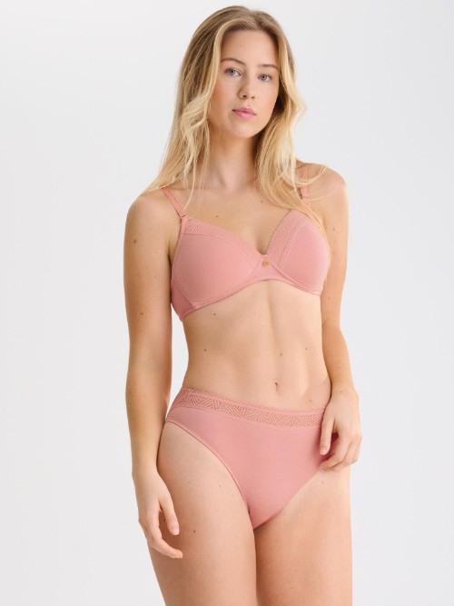 Lisca Ria roze wireless bh