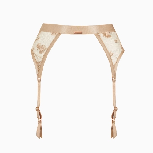 Lisca Passion rose with gold jarretelle
