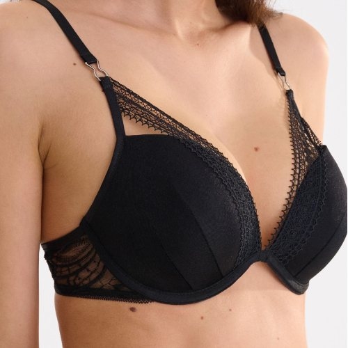 Lisca Adventure zwart push up bh