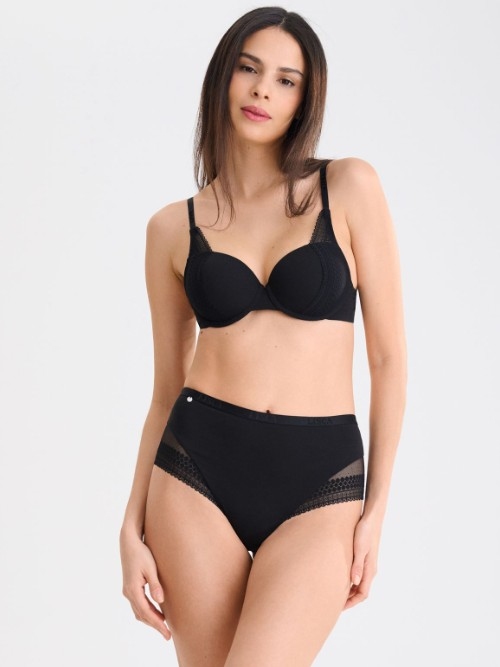 Lisca Fusion zwart voorgevormde bh