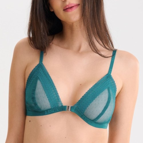 Lisca Fusion turquoise niet voorgevormde bh