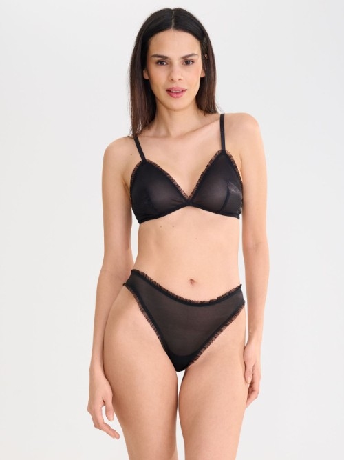 Lisca Shiny Star zwart string
