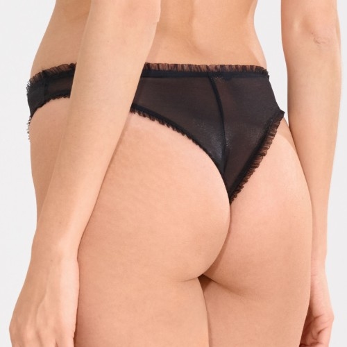 Lisca Shiny Star zwart string