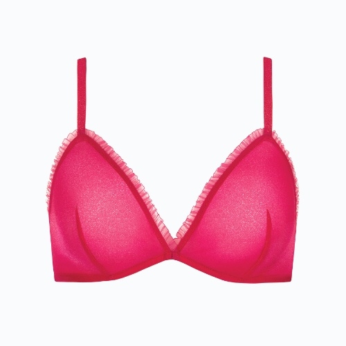 Lisca Shiny Star roze niet voorgevormde bh