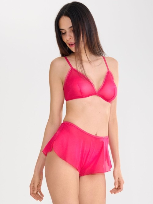 Lisca Shiny Star roze short