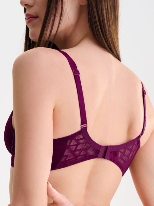 Lisca Opal magenta niet voorgevormde bh