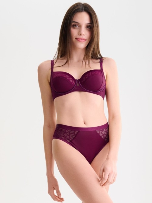Lisca Opal magenta niet voorgevormde bh