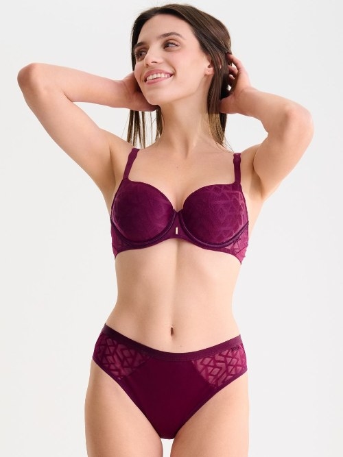 Lisca Opal magenta voorgevormde bh