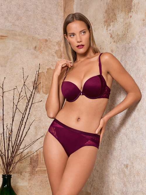 Lisca Opal magenta push up bh