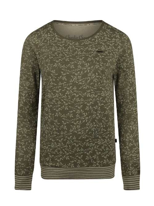 Charlie Choe Lovely Nights groen pyjamashirt
