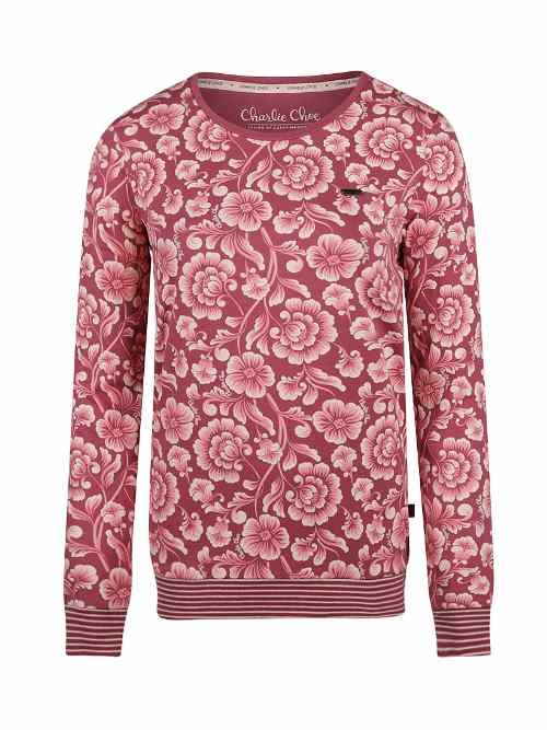 Charlie Choe Cozy Days paars pyjamashirt