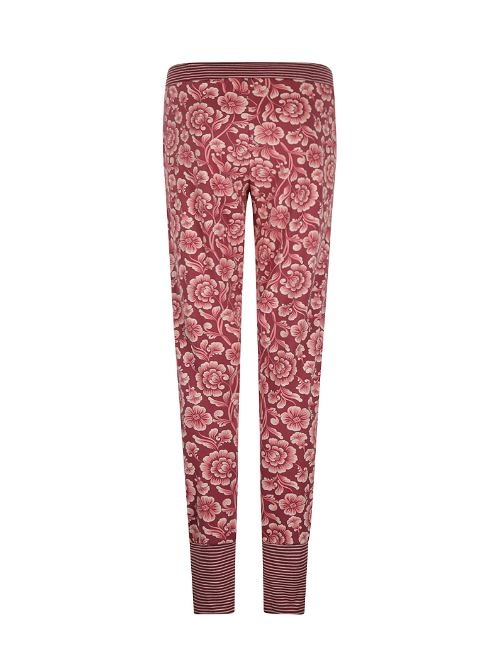 Charlie Choe Cozy Days rood/print pyjamabroek