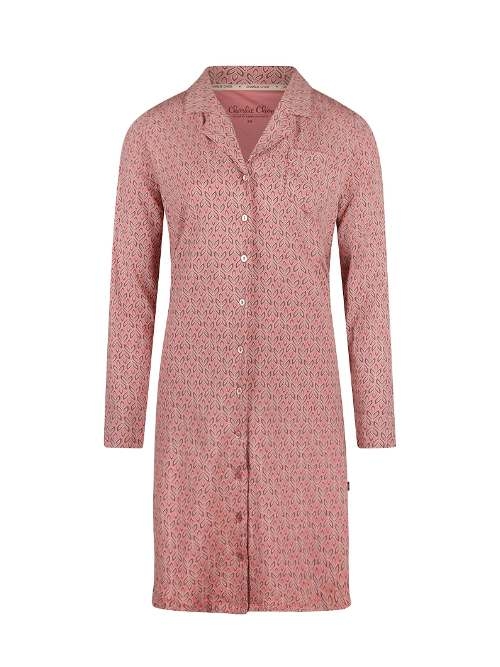 Charlie Choe Cozy Days mauve nachthemd