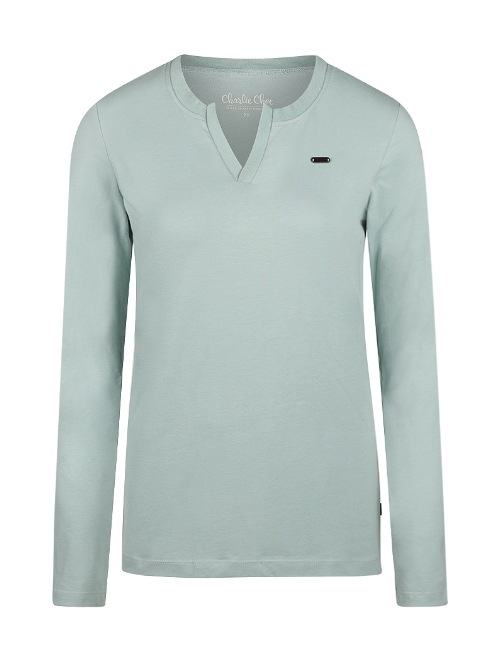 Charlie Choe Cozy Days blauw pyjamashirt